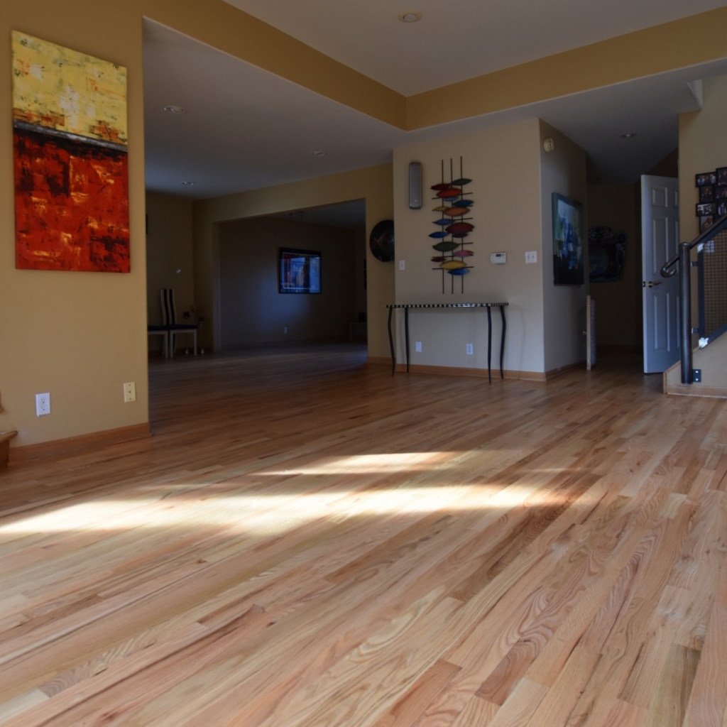 Red Oak Natural Stain Waterborne Finish The Flooring Artists