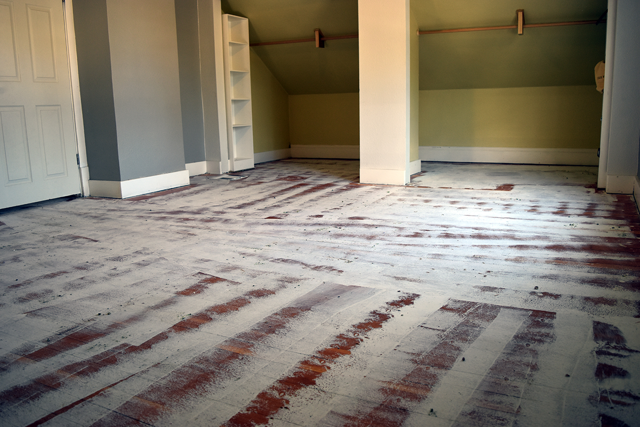 Original Douglas Fir Floors Sanded and Refinished