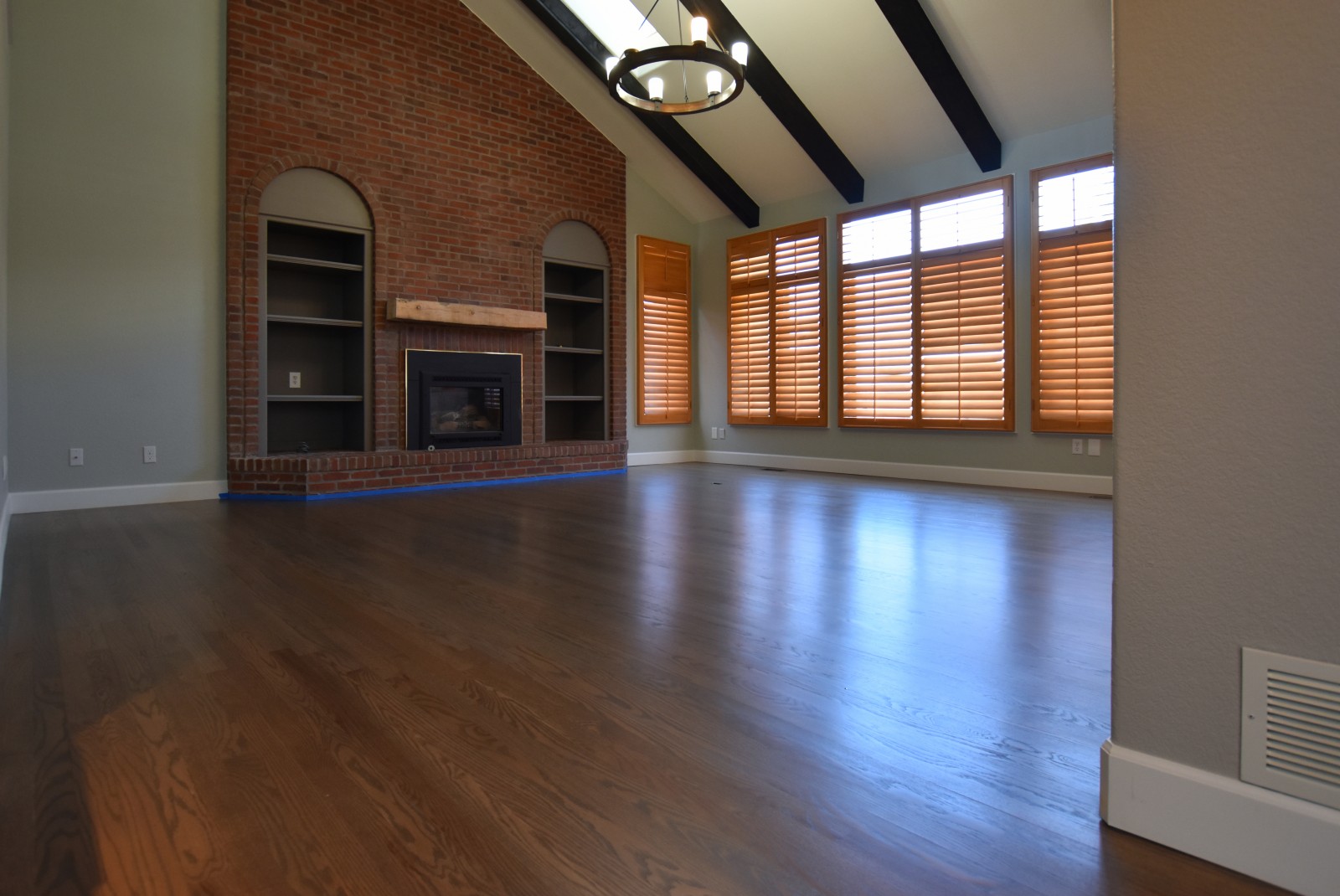 Early American Stain On Red Oak Floors, Minwax Stain on Red Oak Floors