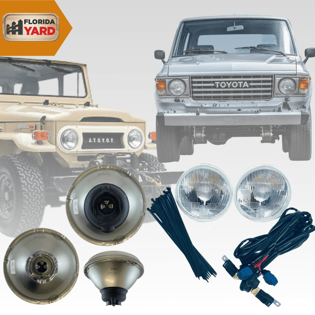 HEADLIGHT FJ40 FJ43 FJ45 FJ55 FJ60 TOYOTA LAND CRUISER KIT HALOGEN
