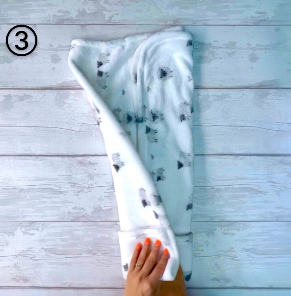 How to Fold a blanket 2 The Folding Lady