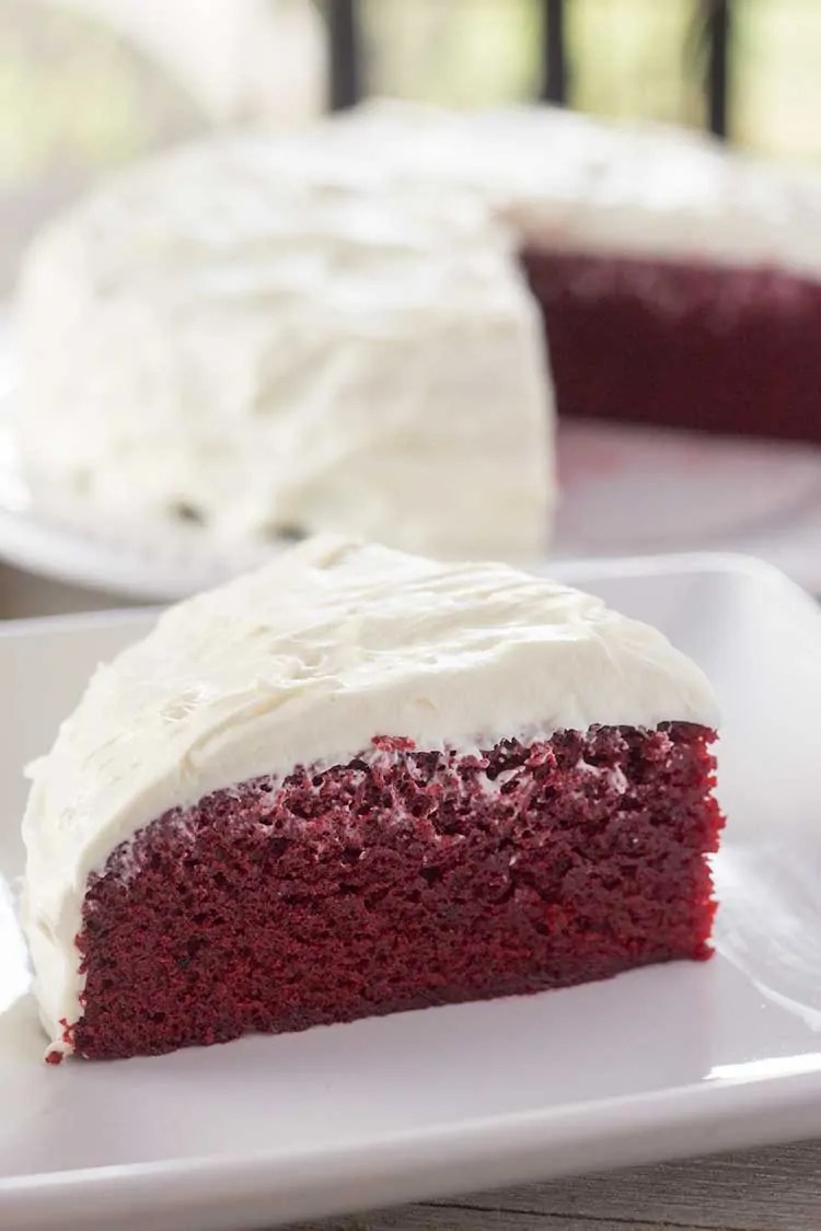 Instant Pot Red Velvet Cake w/ Kahlua & Bailey's Cream Cheese Frosting