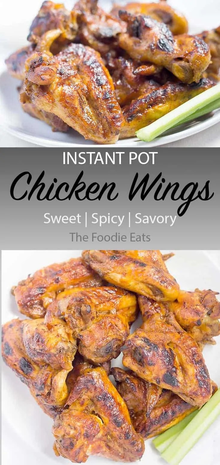 Pressure Cooker Chicken Wings Sweet, Spicy, Savory