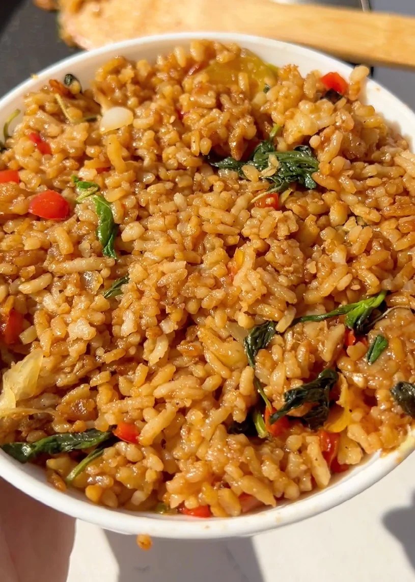 Basil Fried Rice The Foodie Takes Flight