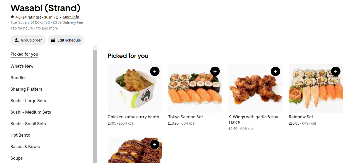 Wasabi Menu With Prices [Updated July 2024] TheFoodXP