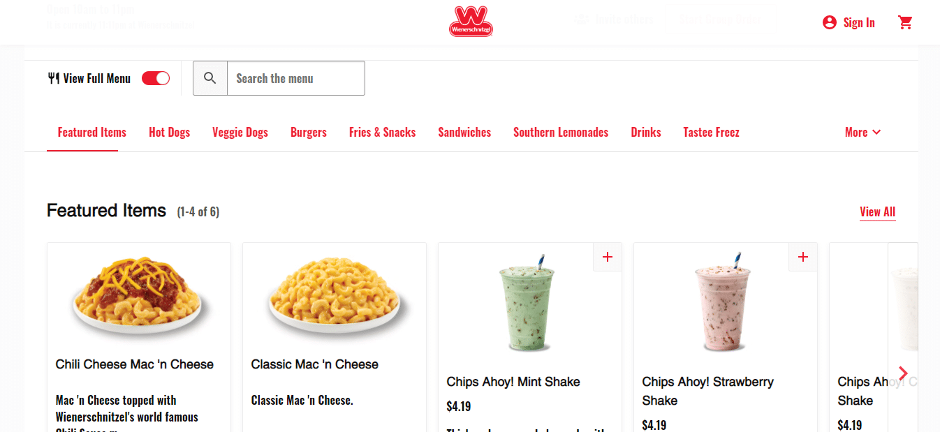 Wienerschnitzel Menu With Prices [Updated July 2024] TheFoodXP