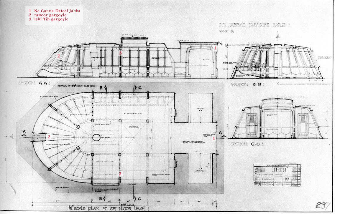 STAR WARS Jabba's Decorations