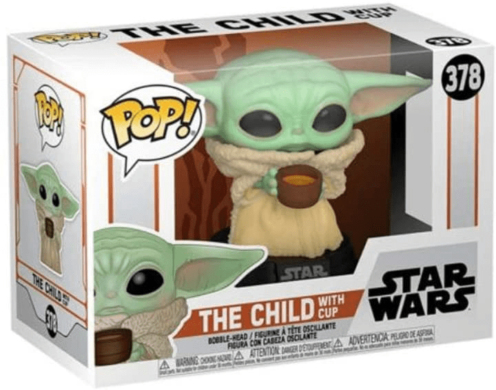 New The Child (Grogu) with Cup Funko Pop! Pocket Figure available