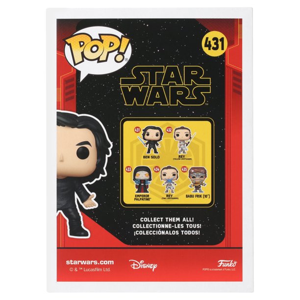 New Rise of Skywalker Ben Solo (with Lightsaber) Funko Pop! Bobble Head