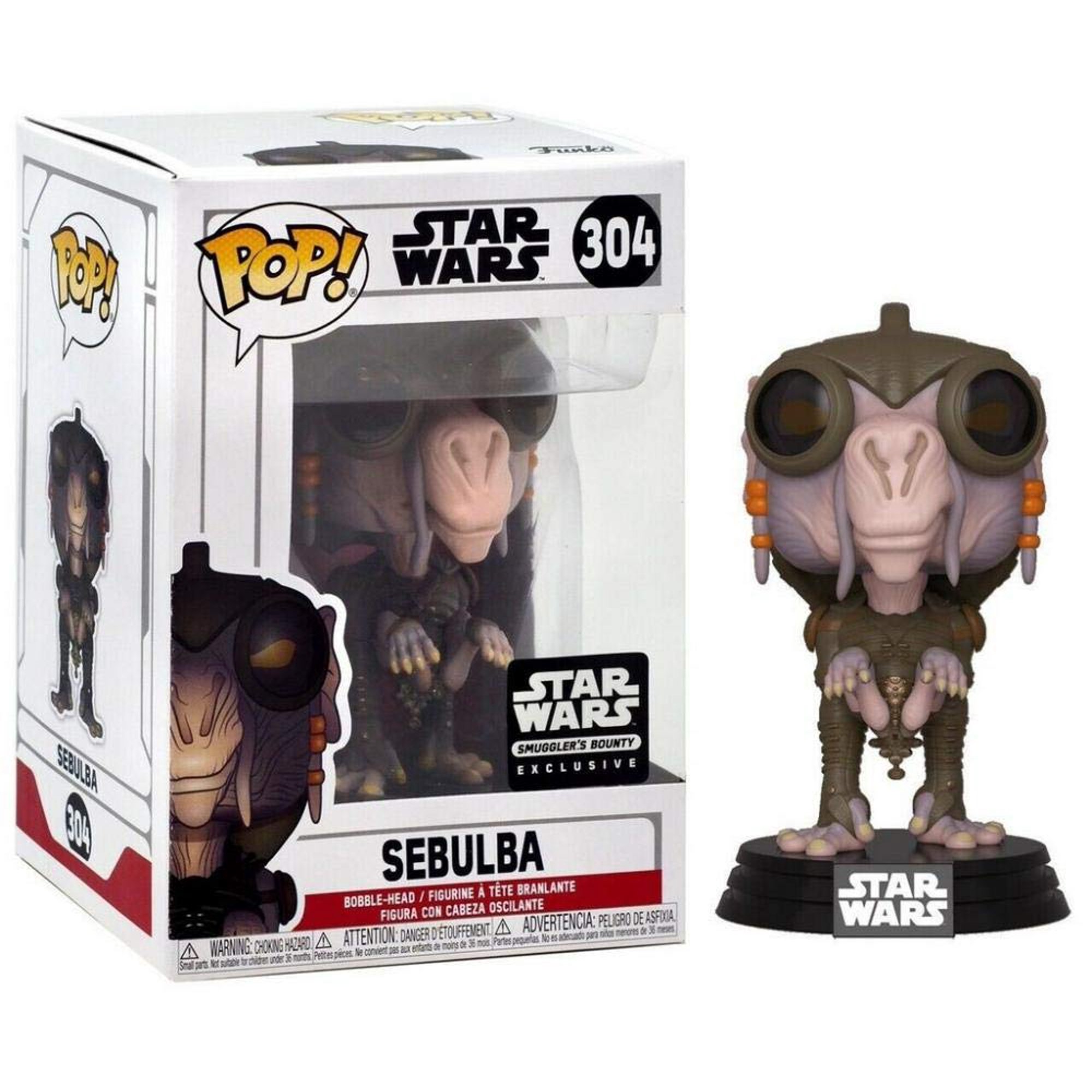 New The Phantom Menace Smuggler's Bounty Sebulba Bobble Head Toy