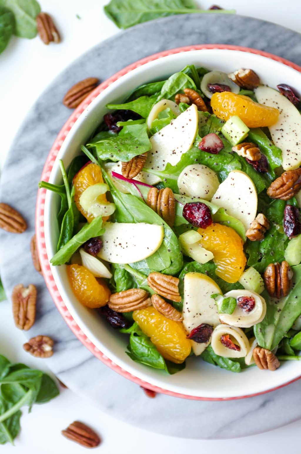 Autumn Apple Salad with Poppyseed Dressing The Forked Spoon