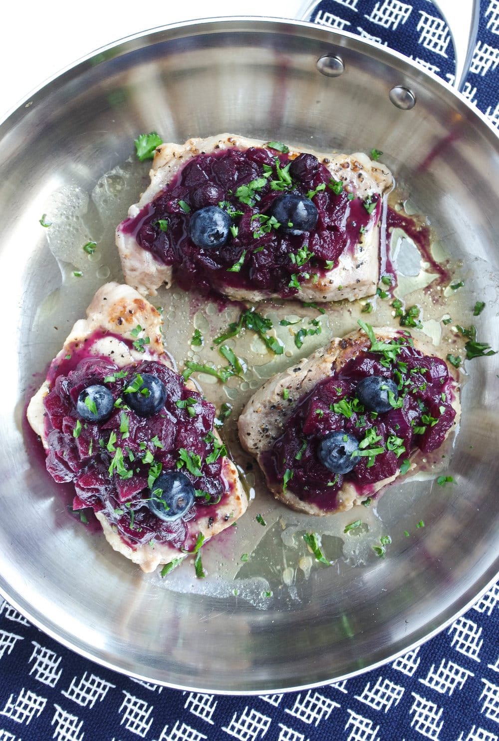 Pan Seared Pork Chops with Compote The Forked Spoon
