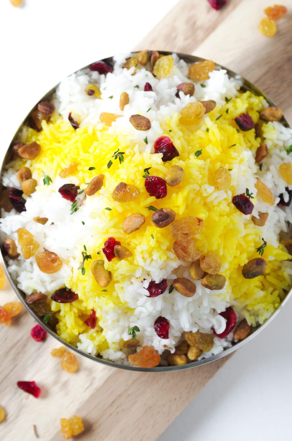 Cranberry Saffron Rice Recipe The Forked Spoon