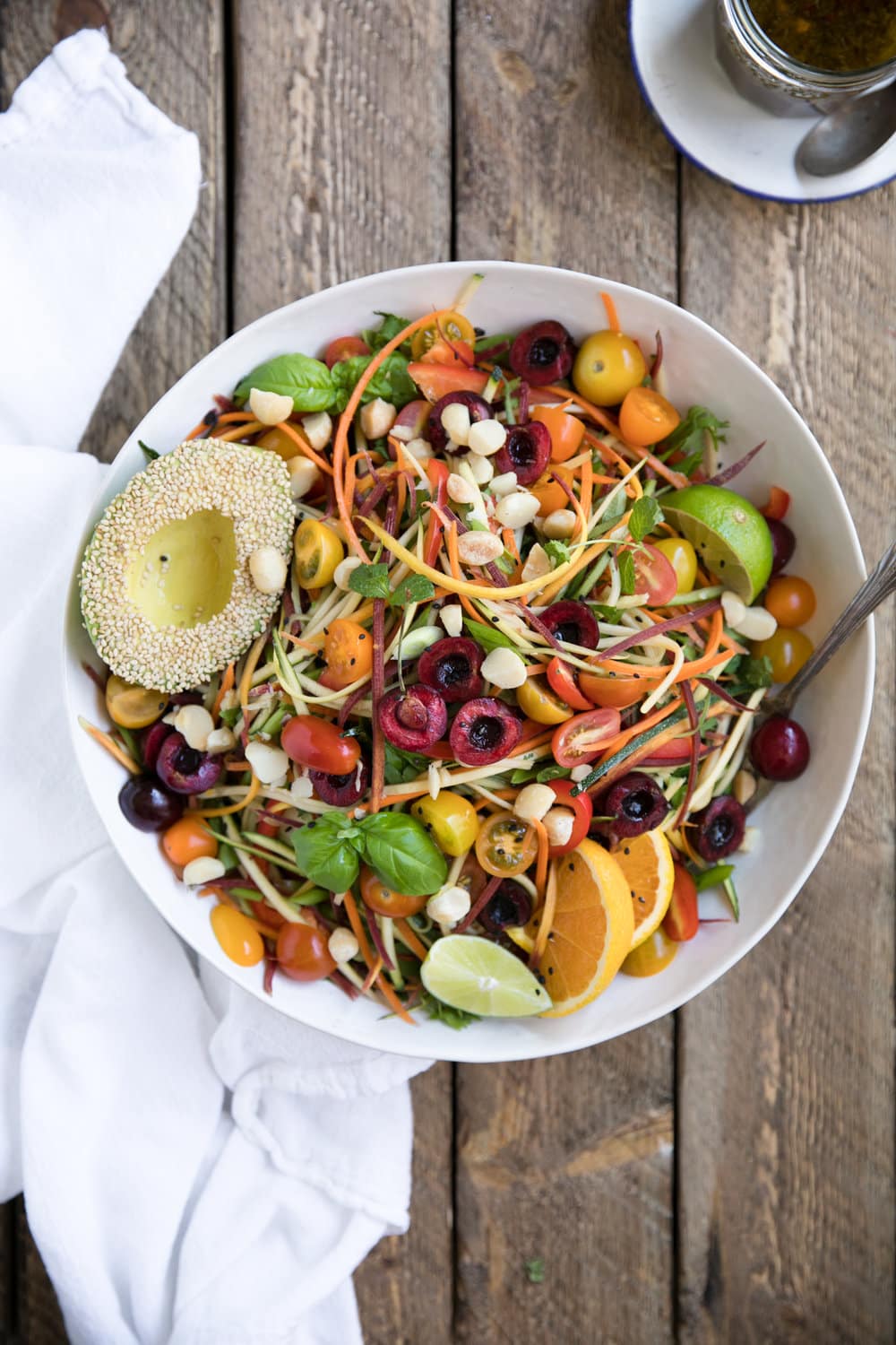 Zesty Veggie Noodle Salad The Forked Spoon