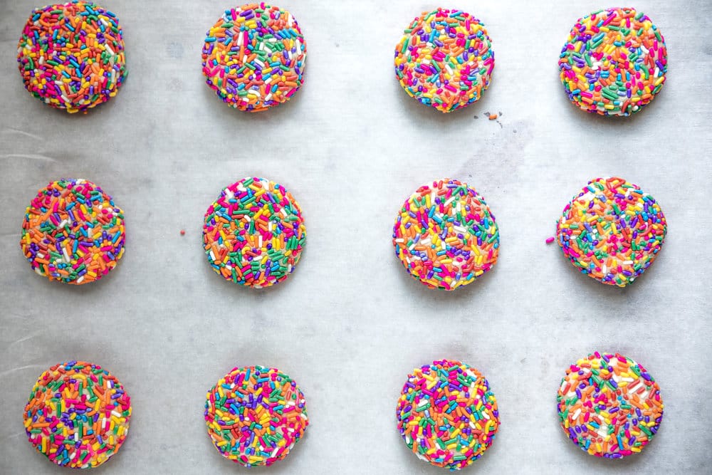 Sprinkle Confetti Cookies The Forked Spoon