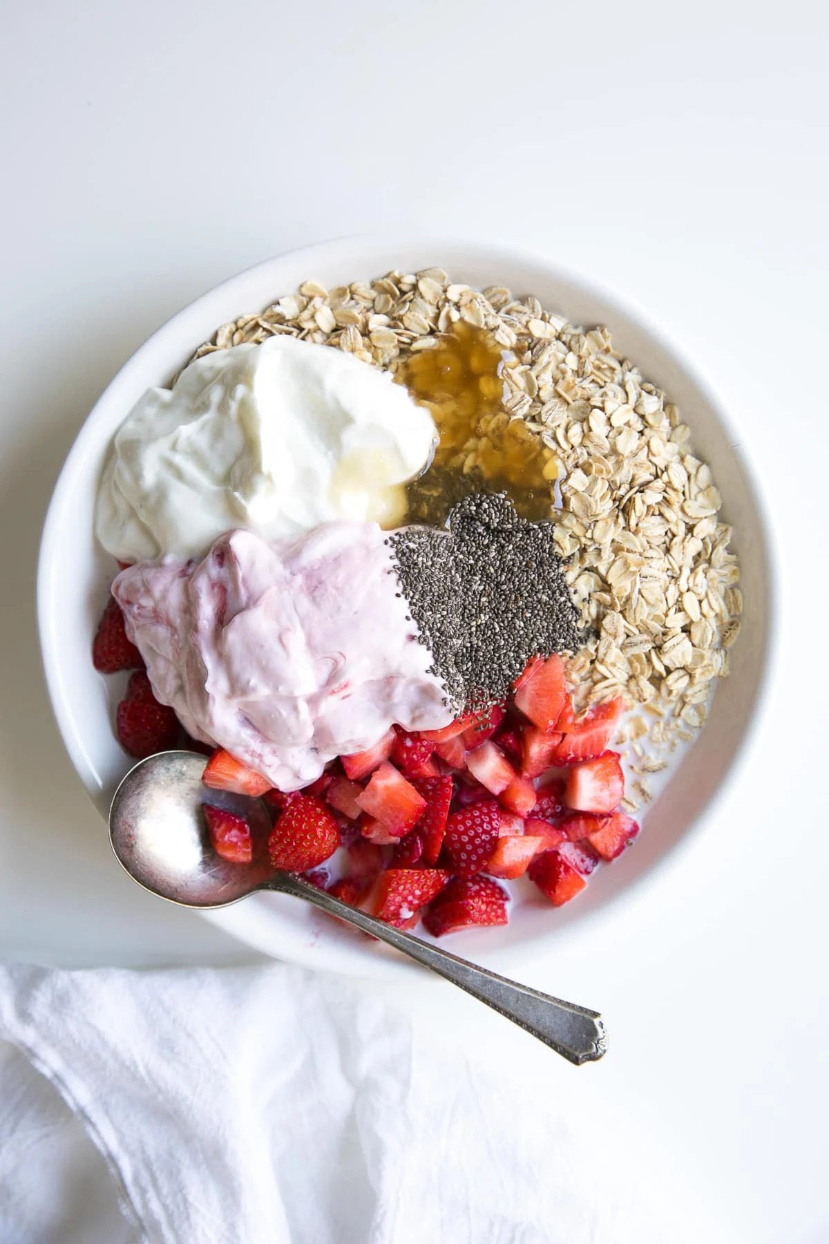 Overnight Oats with Yogurt The Forked Spoon