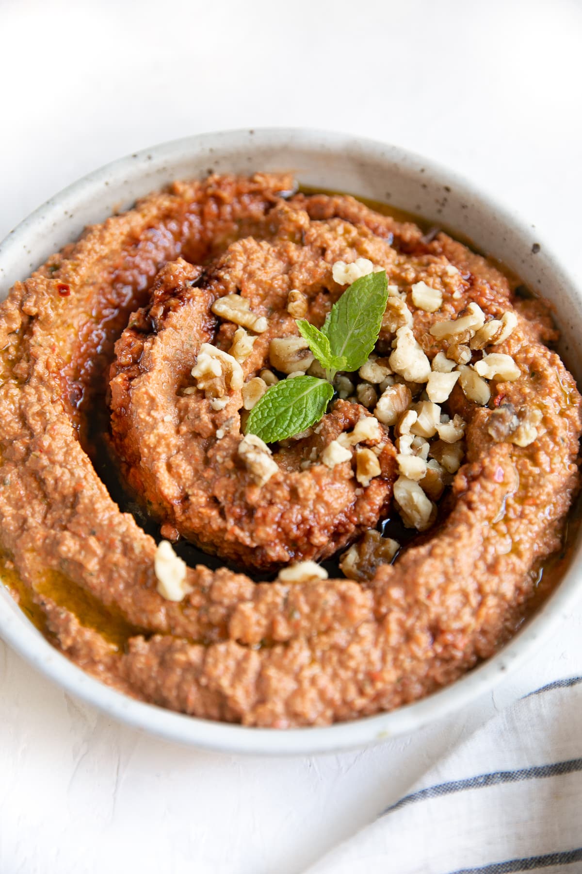 Muhammara Recipe (Red Pepper and Walnut Dip) The Forked Spoon