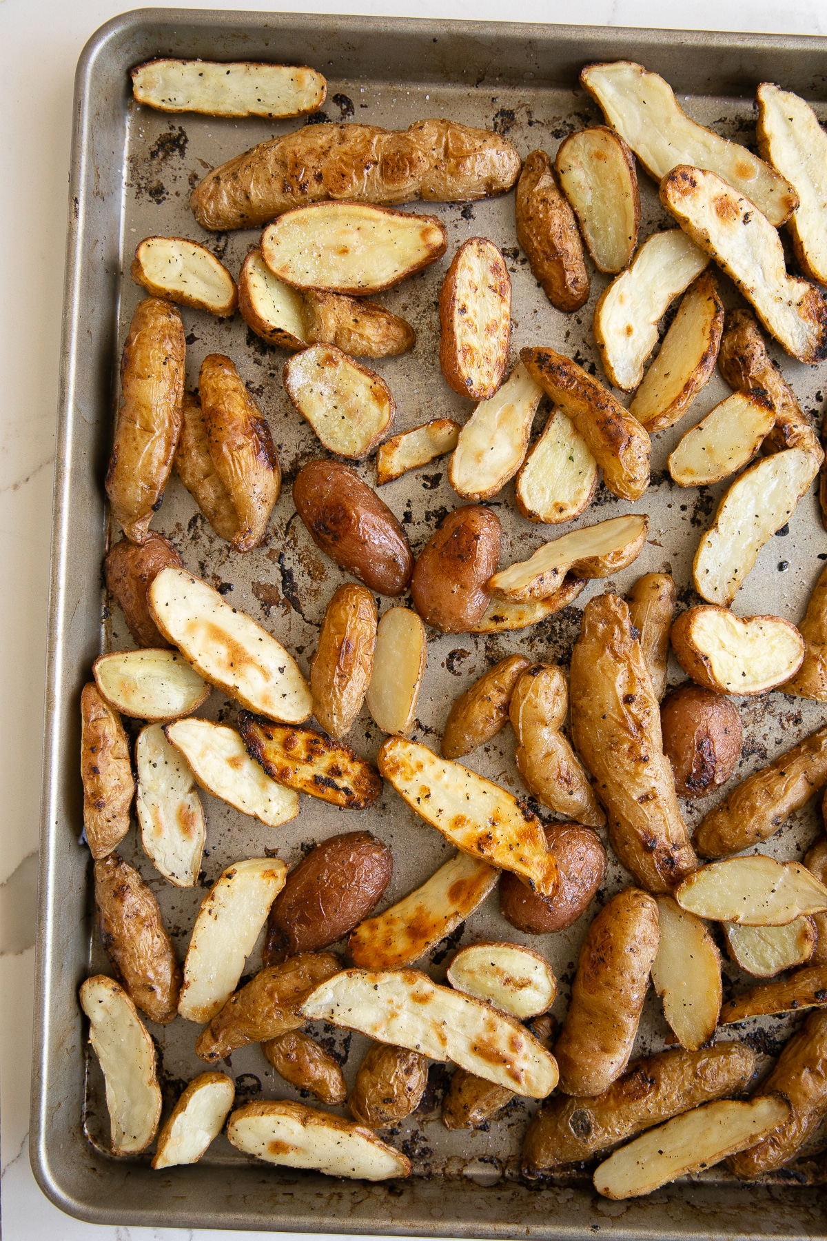Easy Roasted Fingerling Potatoes Recipe The Forked Spoon