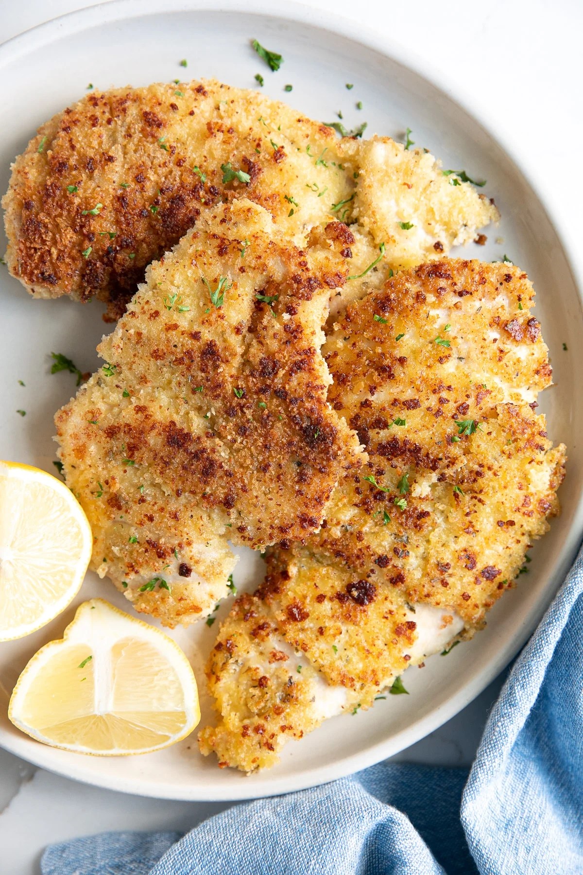 Parmesan Crusted Chicken The Forked Spoon