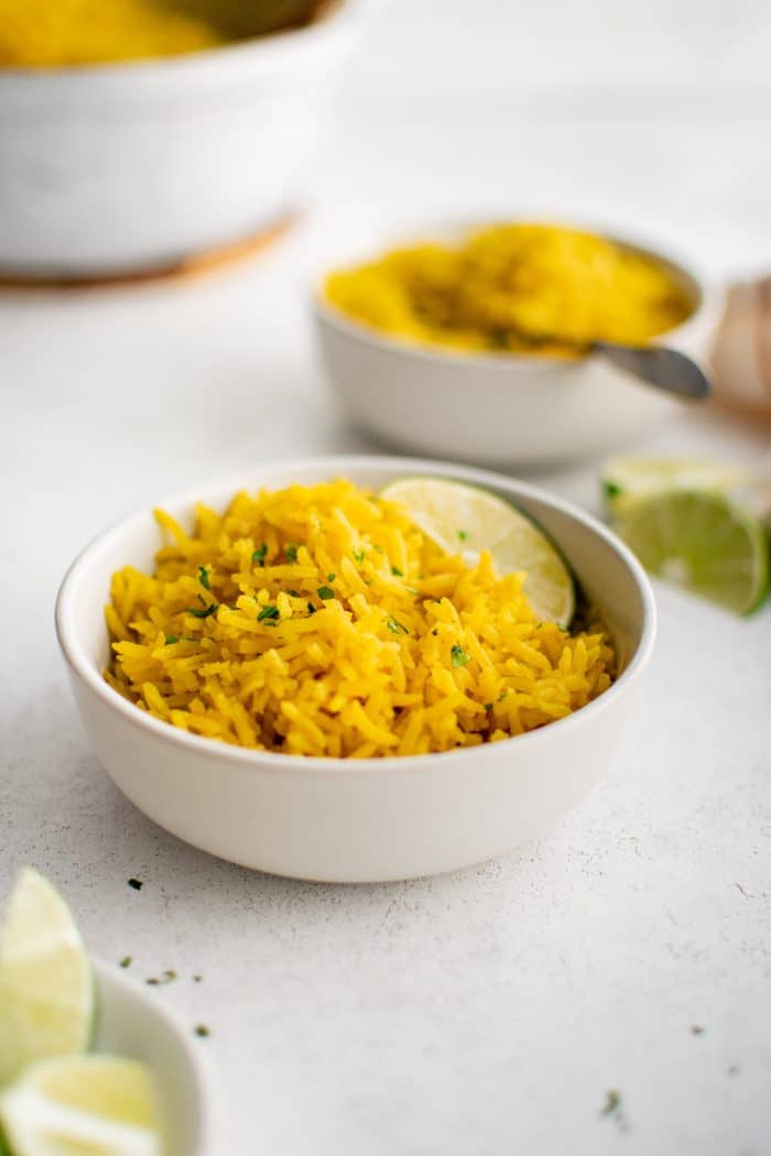 Easy Yellow Rice Recipe The Forked Spoon