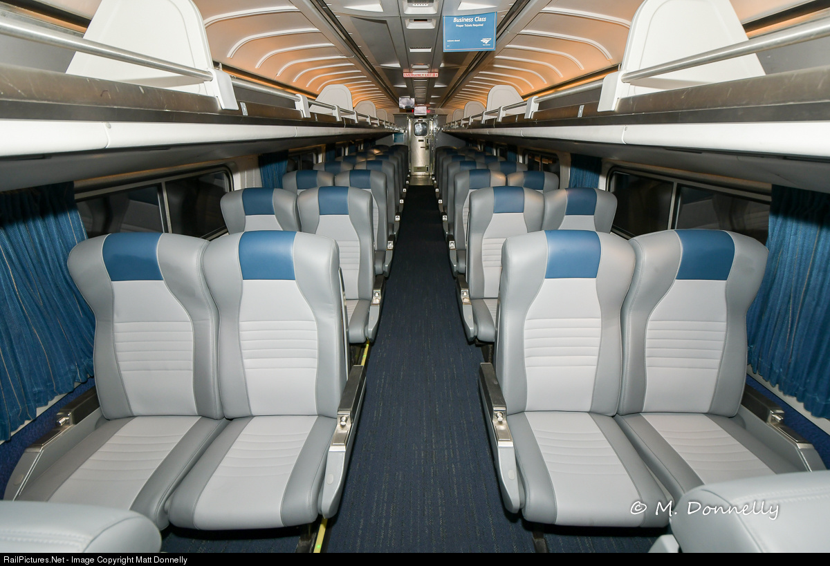 First Look at the New Amtrak Coach and Business Class Interiors The