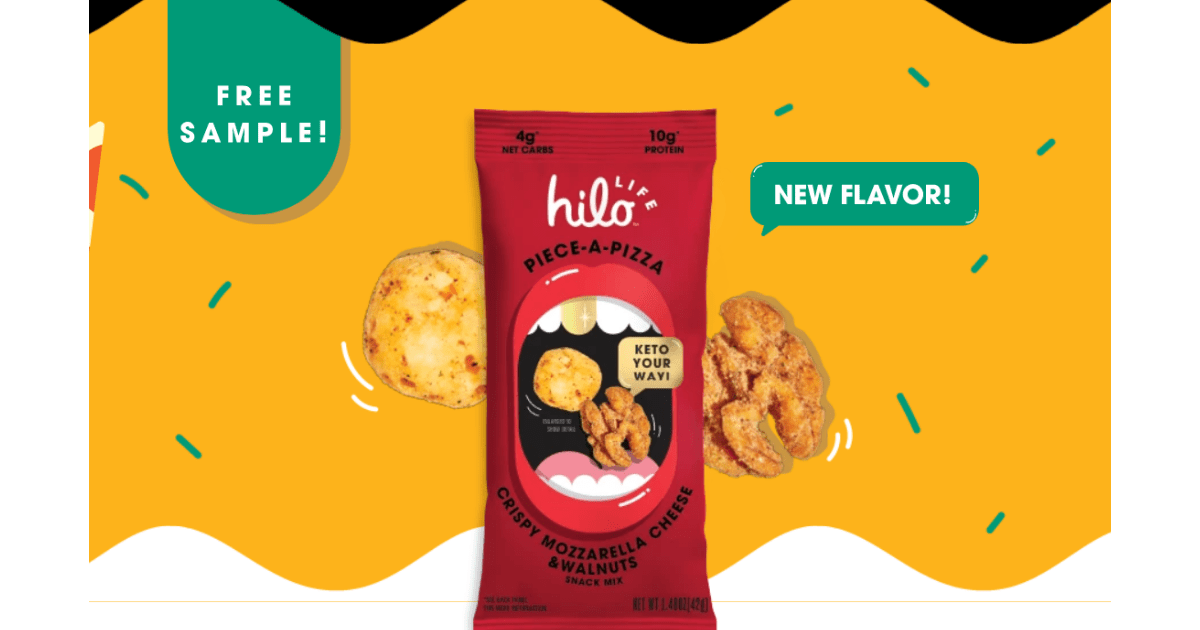 FREE Hilo Life Mozzarella and Walnut Snack Mix Samples The Freebie Guy®