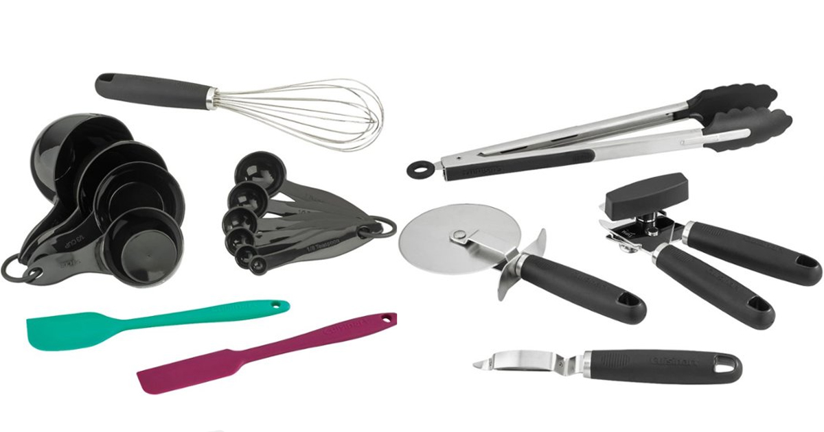CUISINART 17PC COOKING & BAKING UTENSIL SET ONLY 19.99 The Freebie Guy®