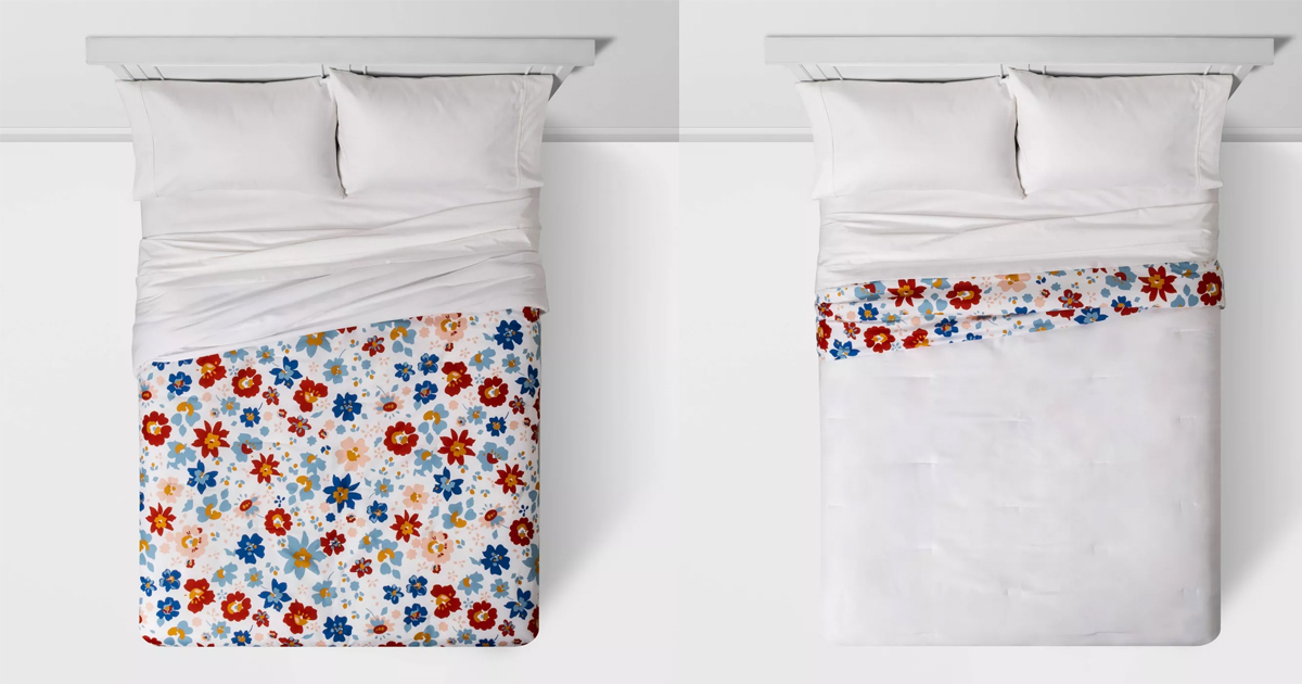 TARGET FLORAL REVERSIBLE COMFORTERS STARTING AT 10 The Freebie Guy®