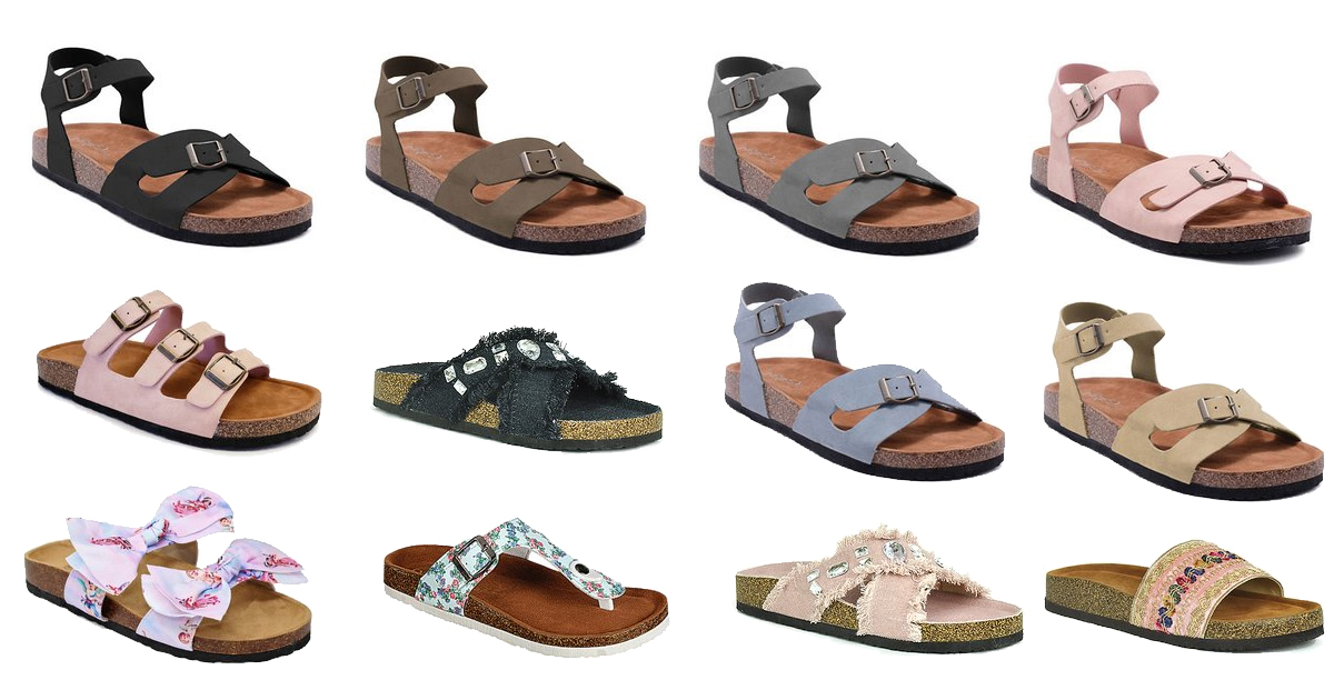 ZULILY FOOTBED SANDALS ONLY 8.99 The Freebie Guy® ️️️