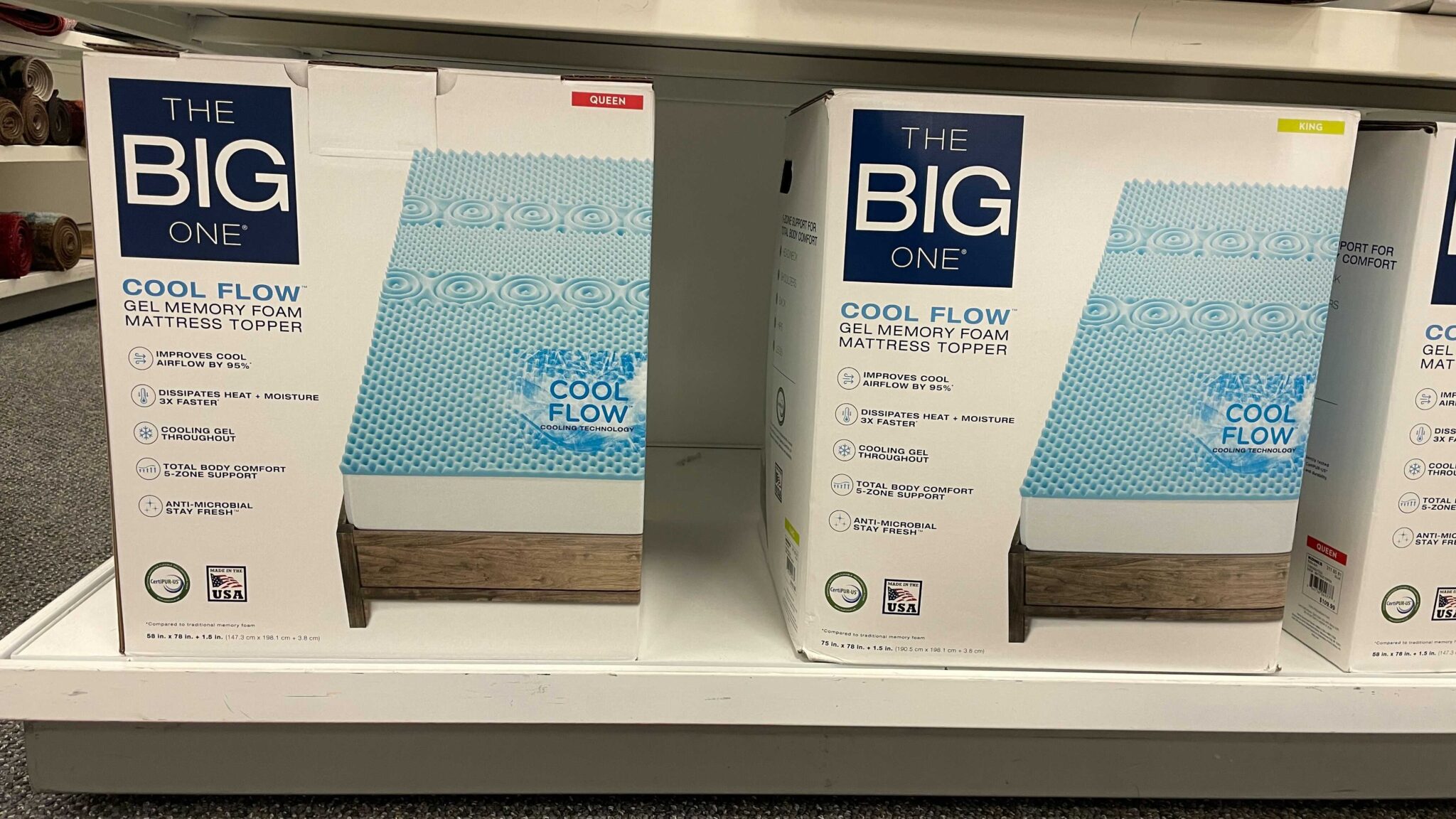 KOHL'S THE BIG ONE COOL FLOW MATTRESS TOPPER AS LOW AS 22.94 The