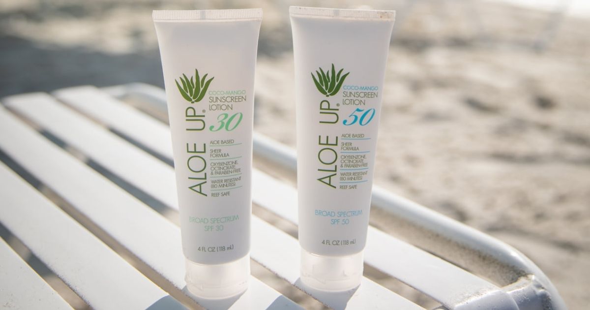 Free Aloe Up Sunscreen Samples The Freebie Guy® ️️️