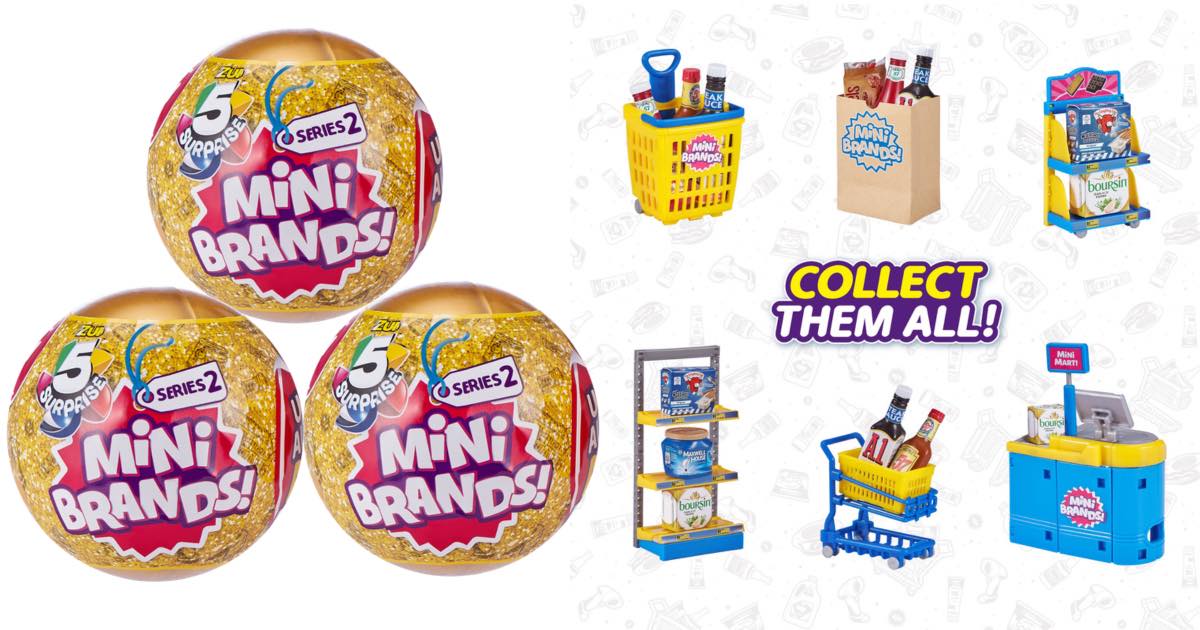 WALMART 3 PACK OF THE MINI BRANDS JUST 10 The Freebie Guy