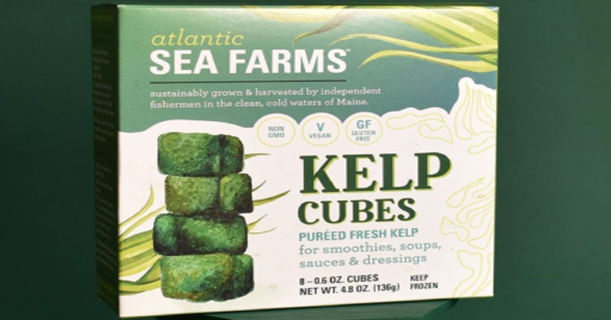 Possible Free Kelp Cubes by Atlantic Sea Farms with Social Nature The