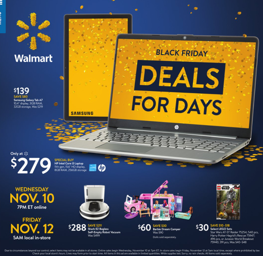 WALMART BLACK FRIDAY SALE EVENTS The Freebie Guy®