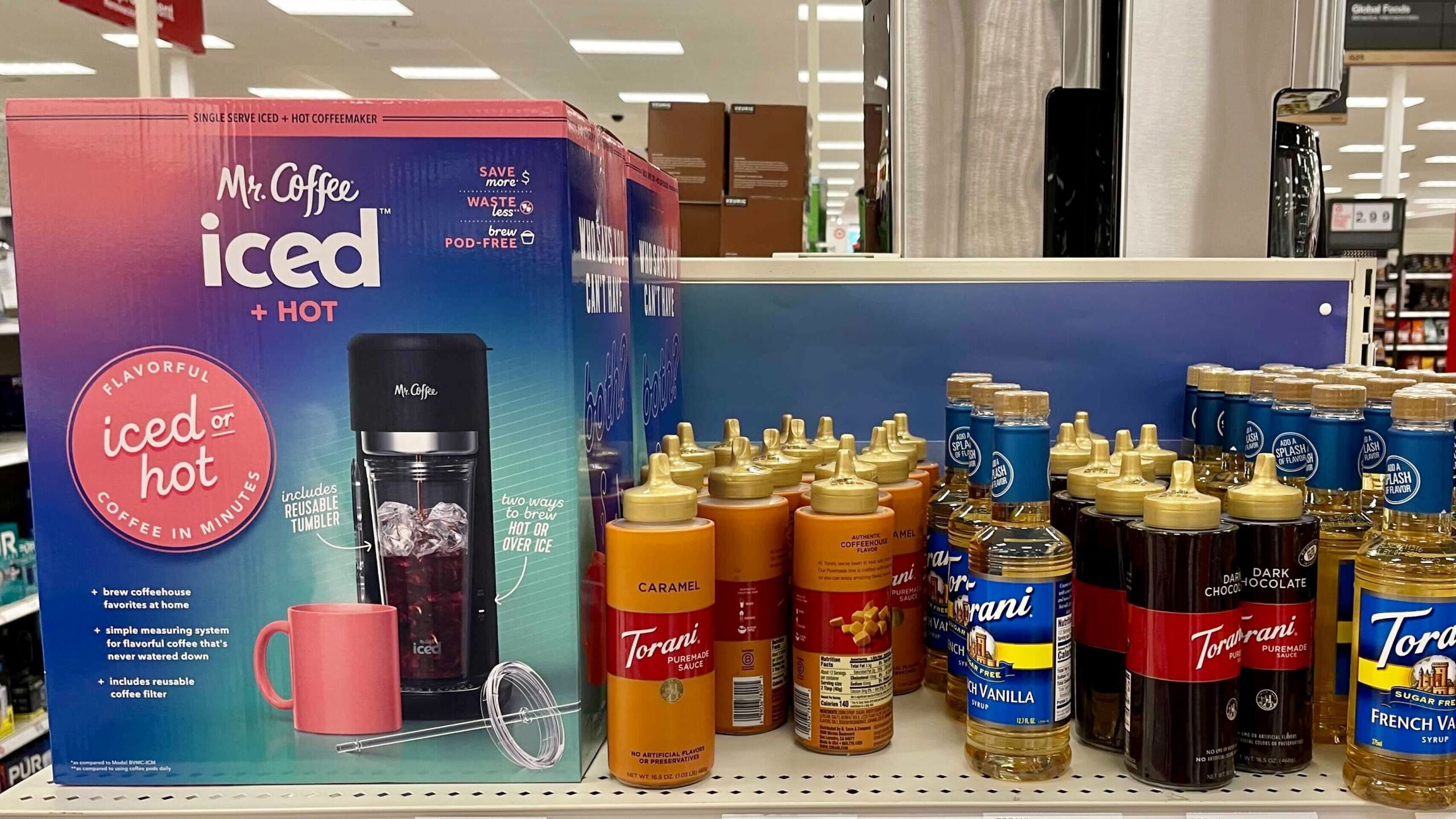 TARGET FREE SYRUP WITH MR. COFFEE ICED + HOT MAKER The Freebie Guy®