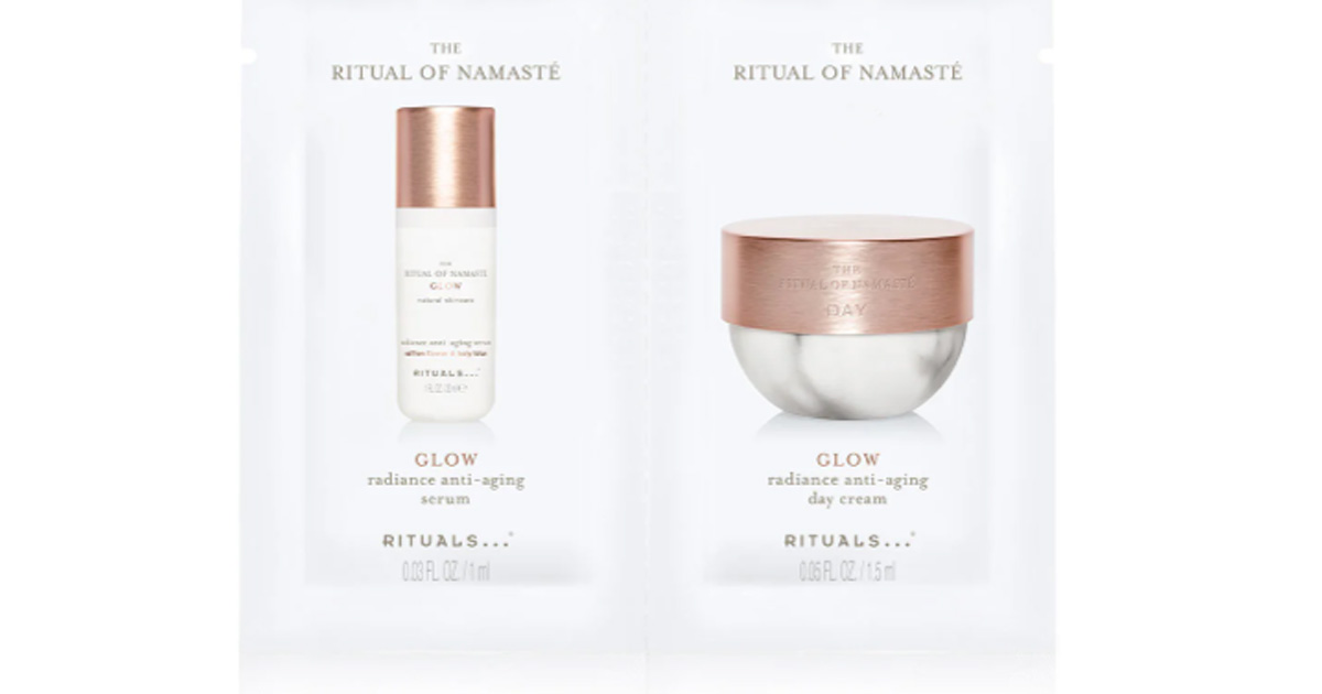 Free Rituals AntiAgeing Day Cream & Serum Sample The Freebie Guy® ️️️