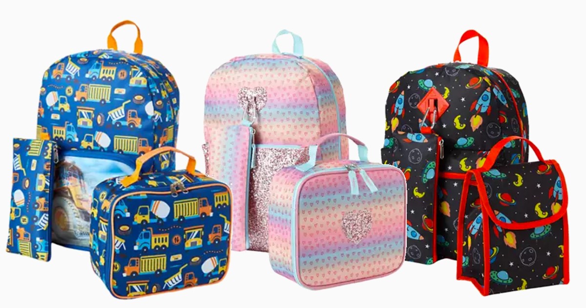 Belk Kids' Backpack Sets Only 9.99 (Reg. 45) The Freebie Guy®