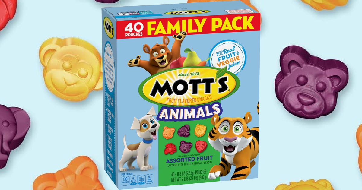 Mott's Fruit Snacks 40Count Box Only From 5 Shipped with Amazon Prime