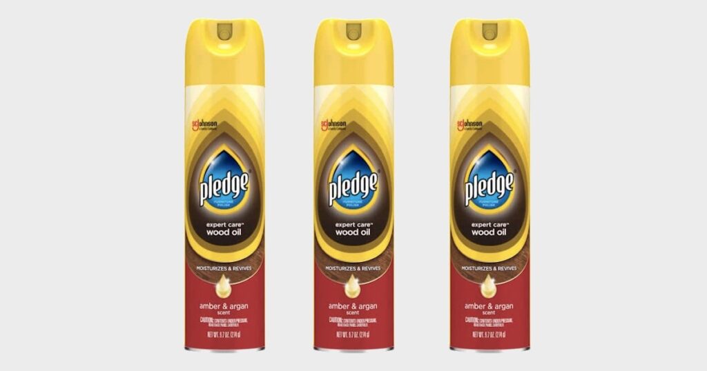 Amazon Pledge Cleaner Wood Oil Spray Only 3.71 Shipped The Freebie