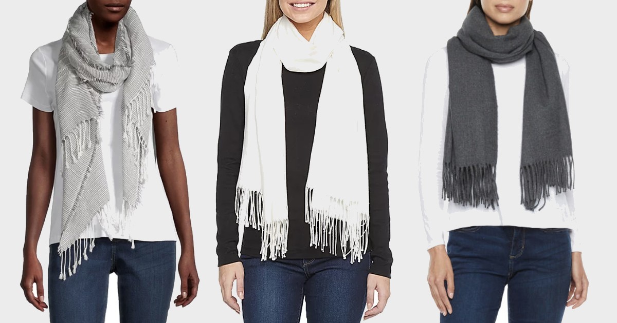JCPenney Women's Scarves Up to 85 Off The Freebie Guy®