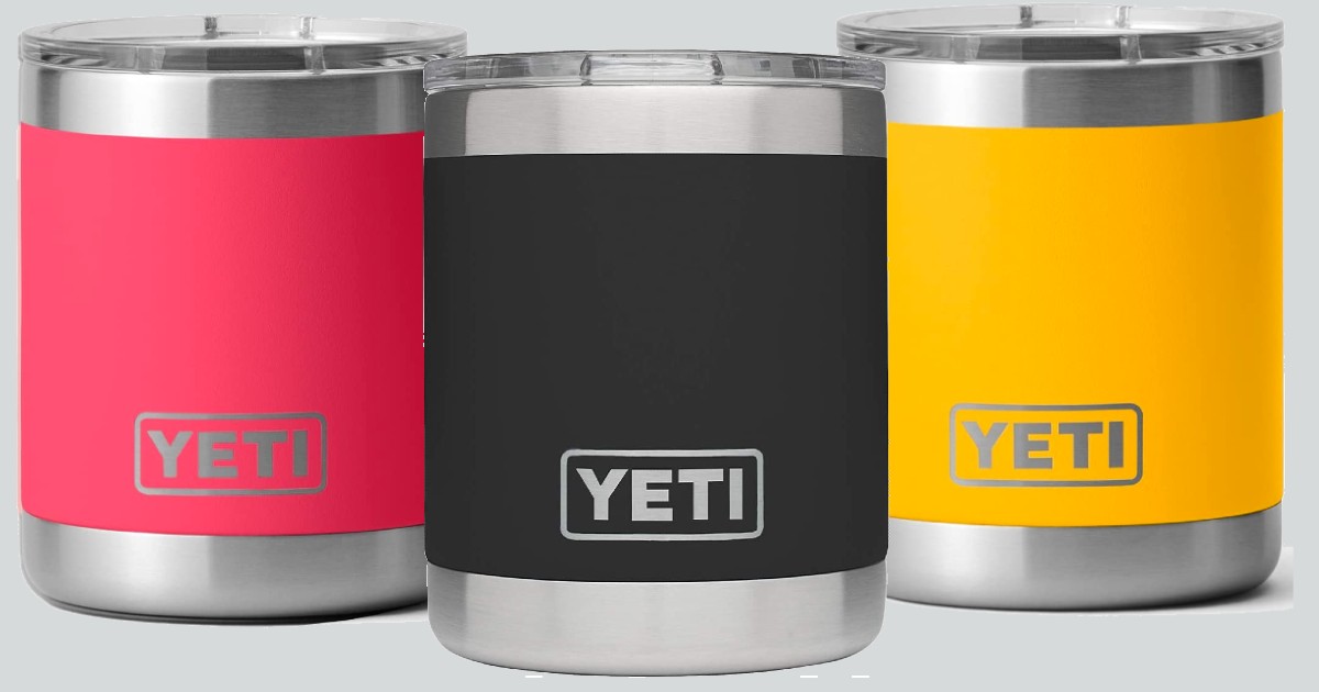 Amazon YETI Rambler 10Ounce Lowball Tumbler Only 15 The Freebie Guy®