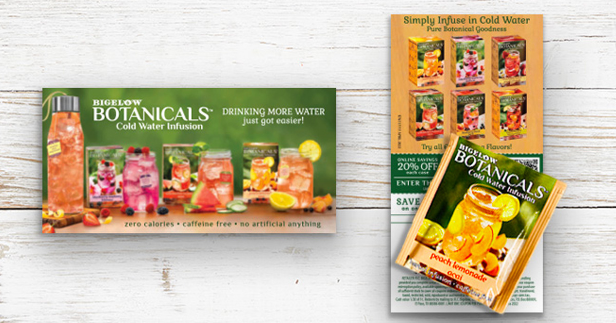 Free Bigelow Botanicals Cold Water Infusion Sample and Coupon The