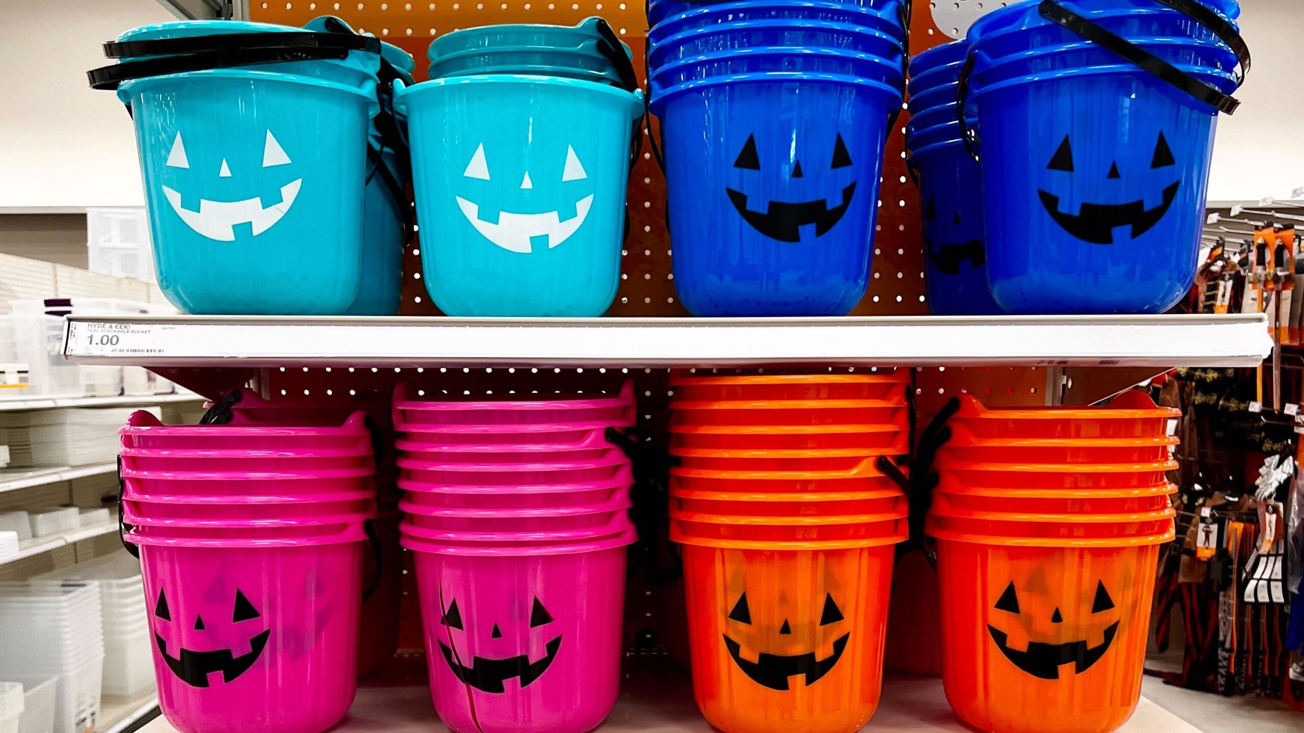Target Pumpkin Stackable Halloween Trick Or Treat Pail The Freebie