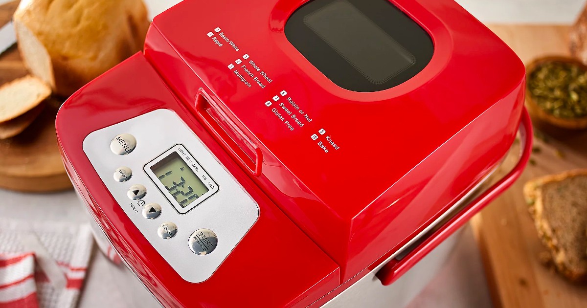 QVC Cook's Essentials 1.5lb Stainless Steel Breadmaker Only 24.26