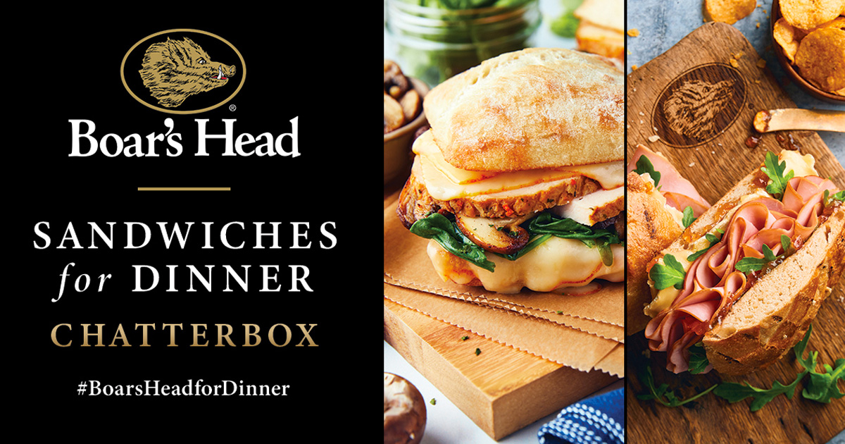 Apply to Host a Boar’s Head Sandwiches for Dinner Chatterbox Party