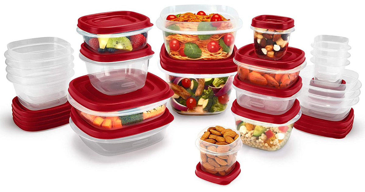 Amazon Rubbermaid 42Piece Food Storage Containers with Lids Only 19.99 The Freebie Guy® ️️️