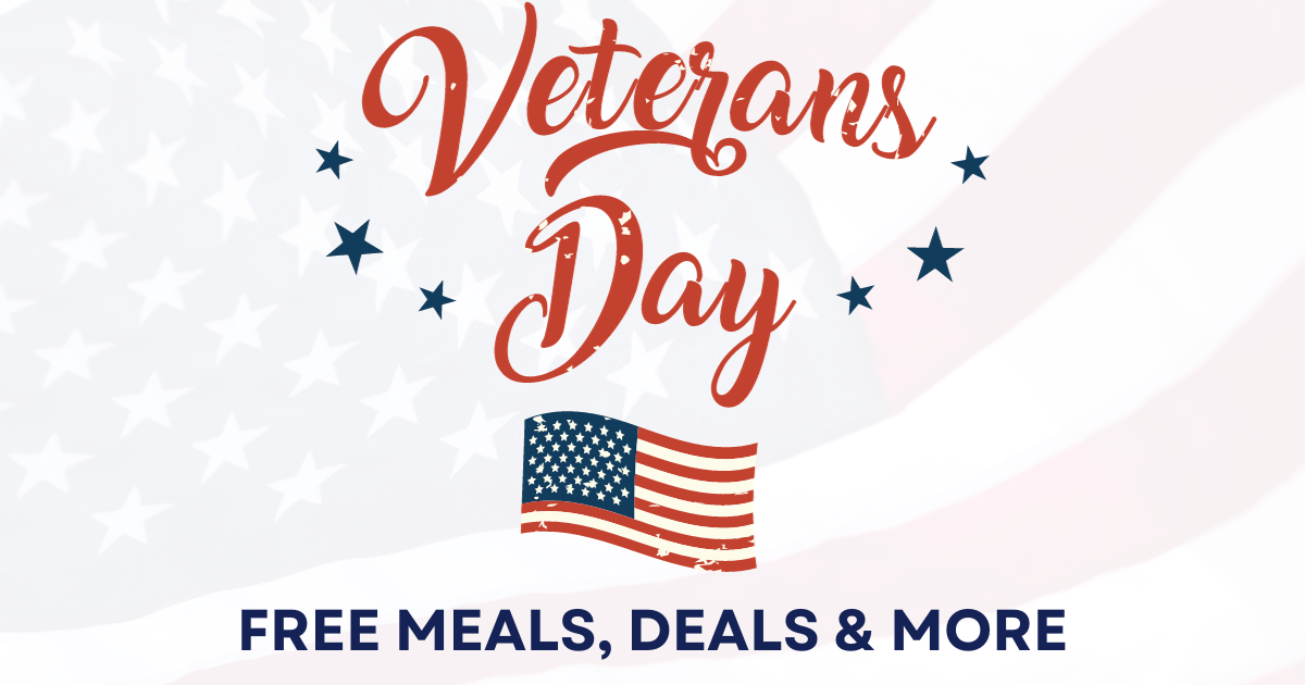 2024 Veterans Day Meal Deals & Freebies The Freebie Guy® ️️️