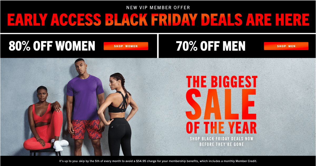 Fabletics Early Access Black Friday Deals Are Here 80 Off Women's