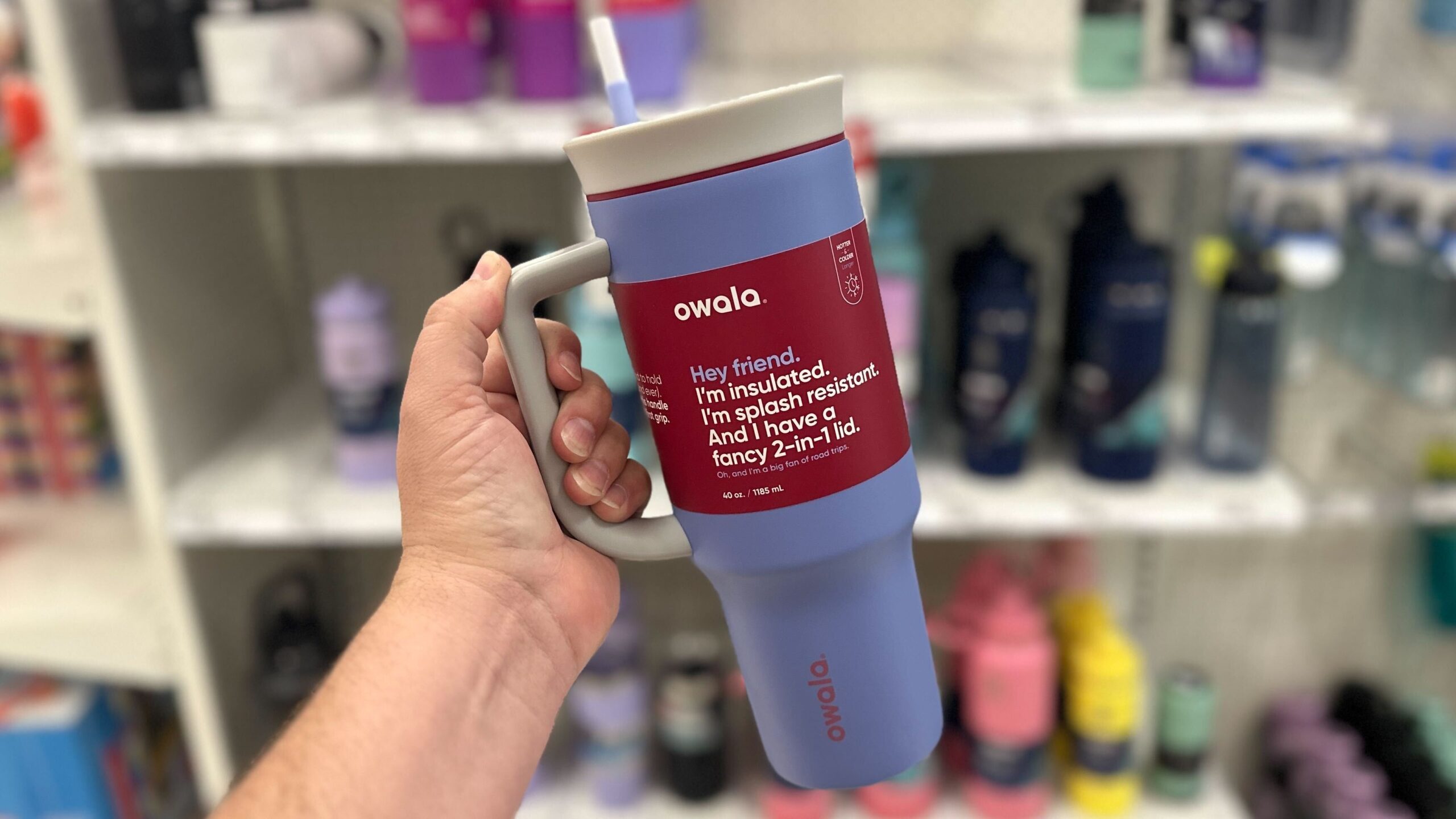 Owala 40Ounce Tumblers RESTOCKED at Target The Freebie Guy® ️️️