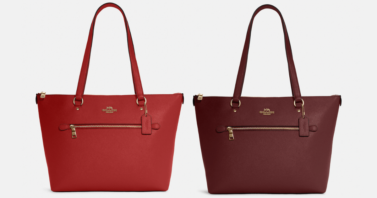 Coach Outlet Gallery Crossgrain Leather Totes Only 105 The Freebie